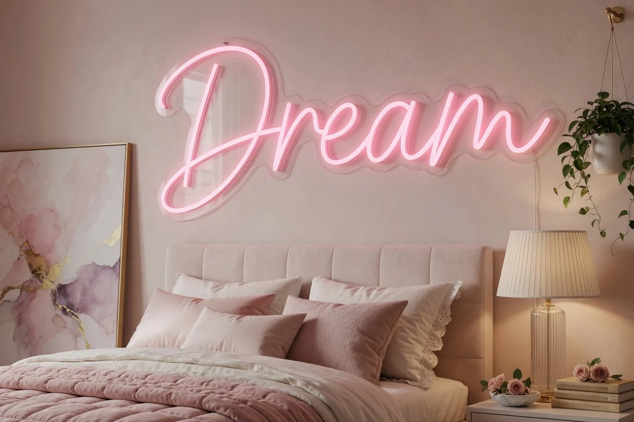 Como instalar letreiro néon LED na parede imagem