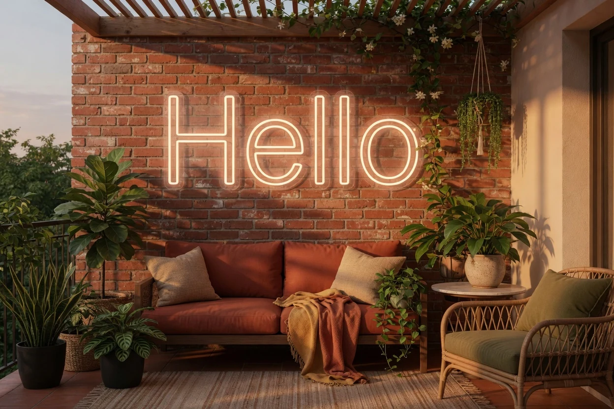 Como instalar letreiro néon LED na parede imagem