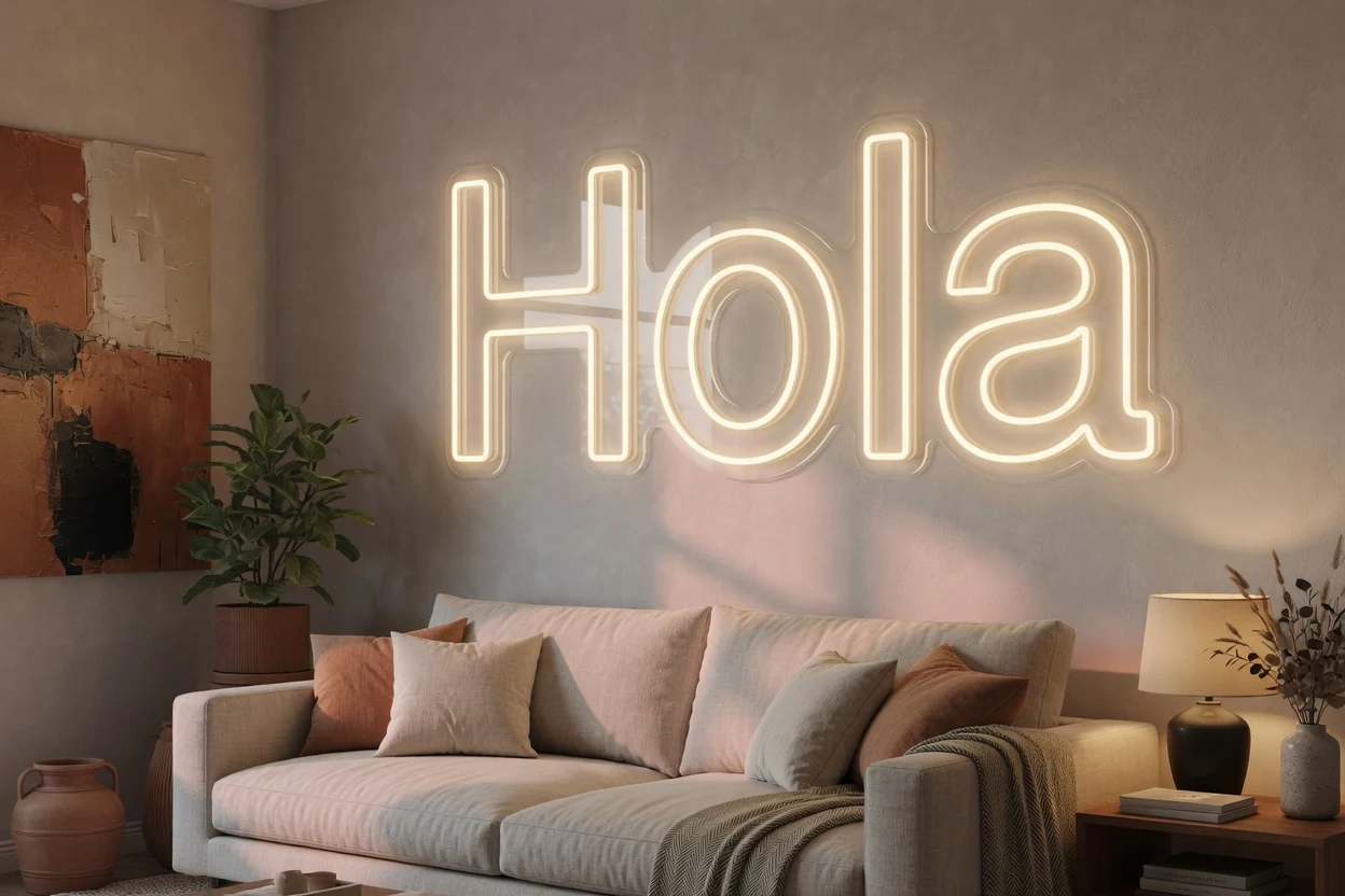 Cómo instalar un neón LED en la pared imagen 1