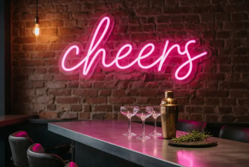 Choisir la typographie de son néon led
