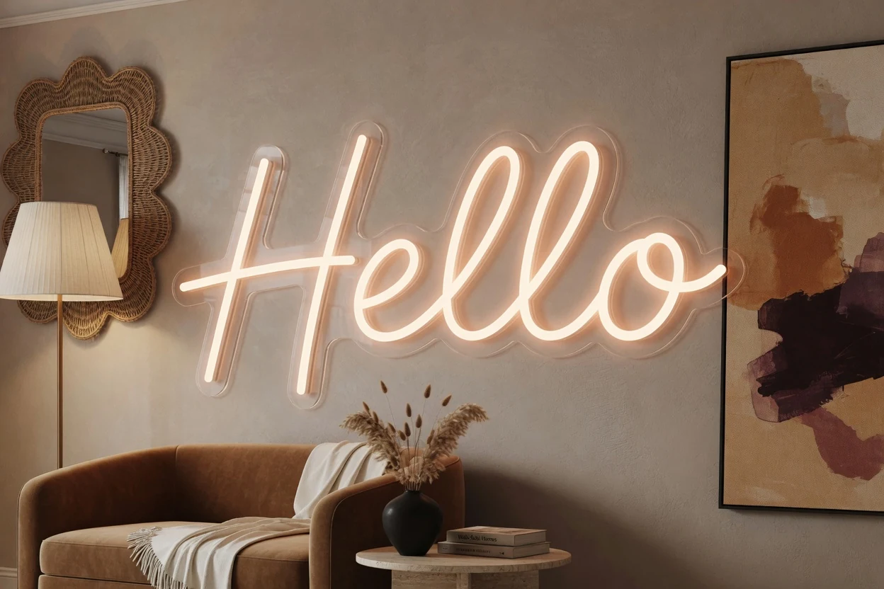 Glasneon vs LED bild