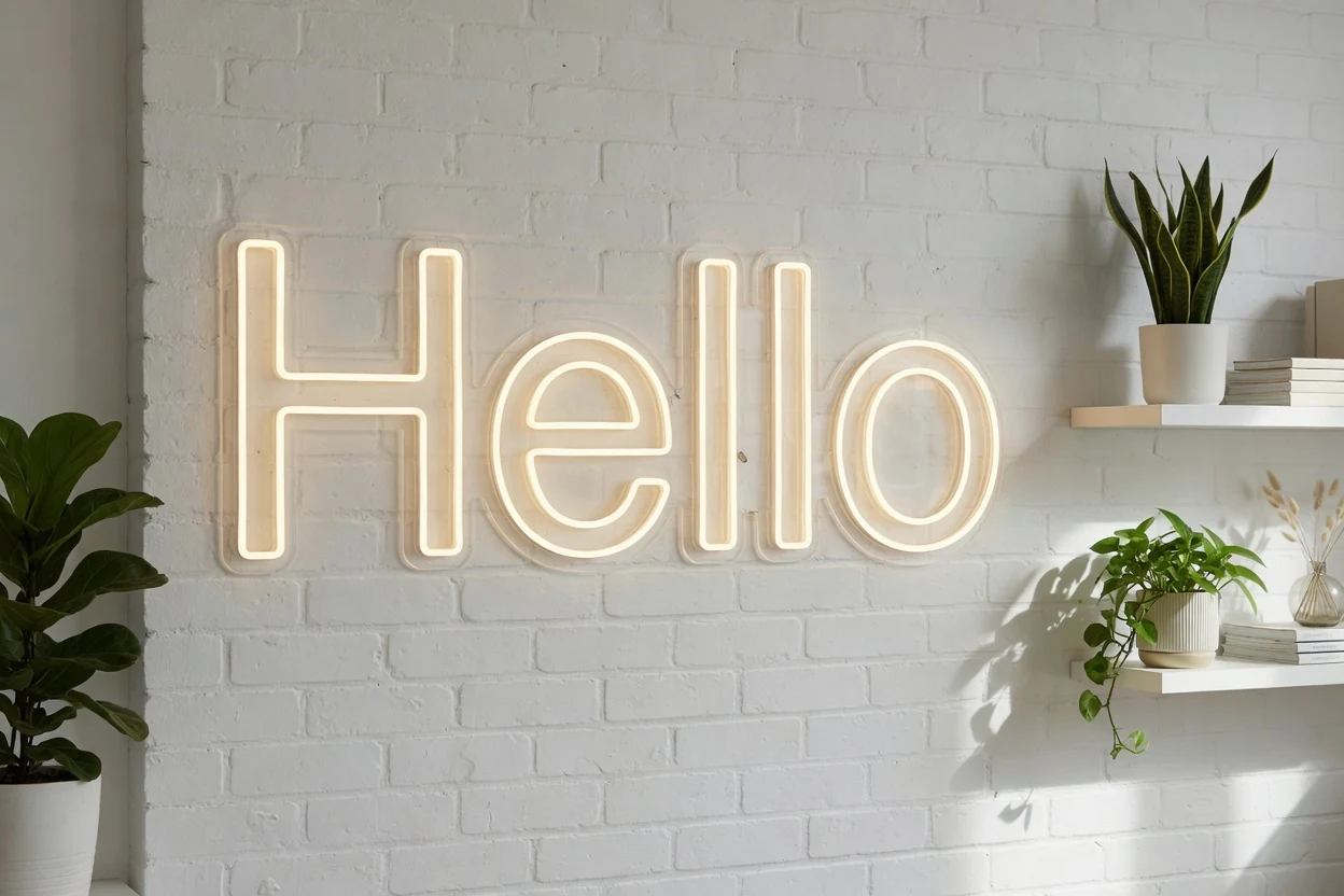How to clean a LED neon sign image