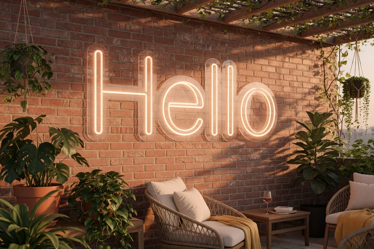 How to clean a LED neon sign image