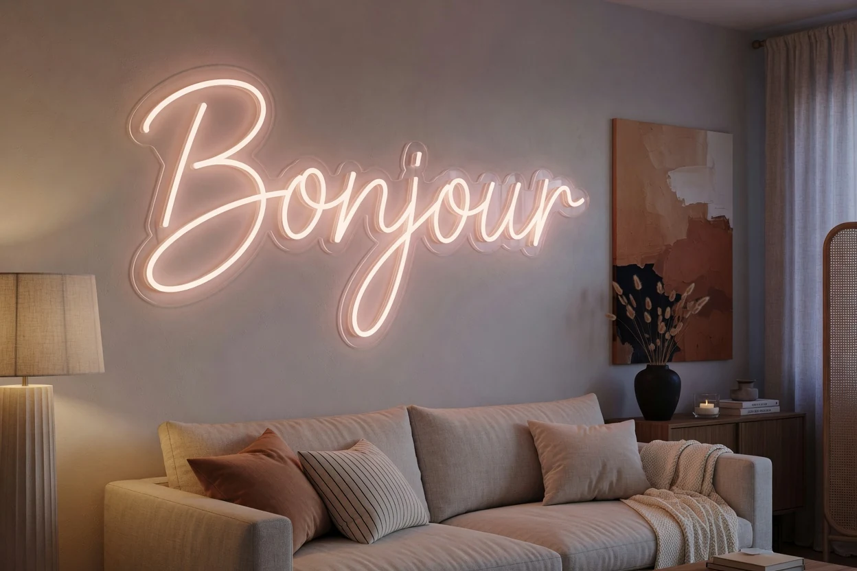 Idée néon personnalisé : 40 inspirations par pièce, occasion et style pour 2026