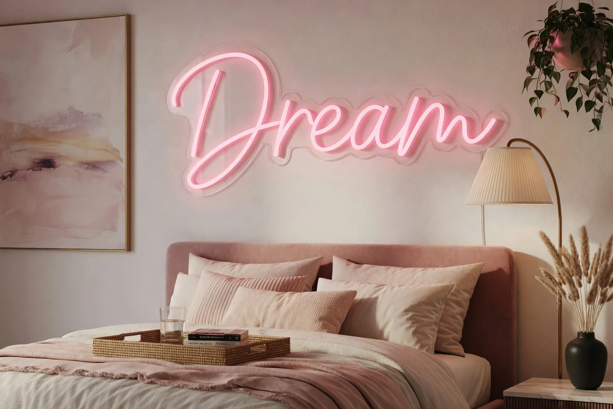 LED Neonschild reinigen und pflegen Bild