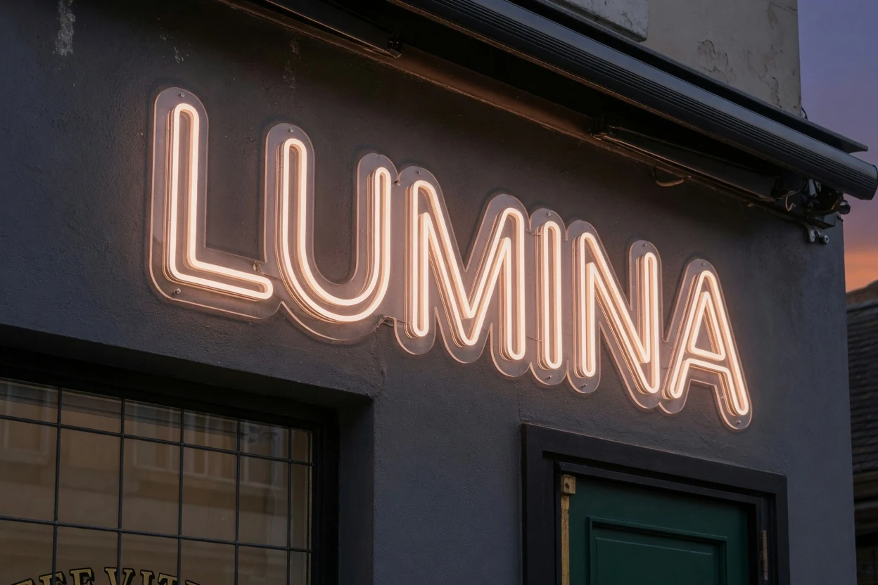 Neon LED εσωτερικού ή εξωτερικού χώρου eikona