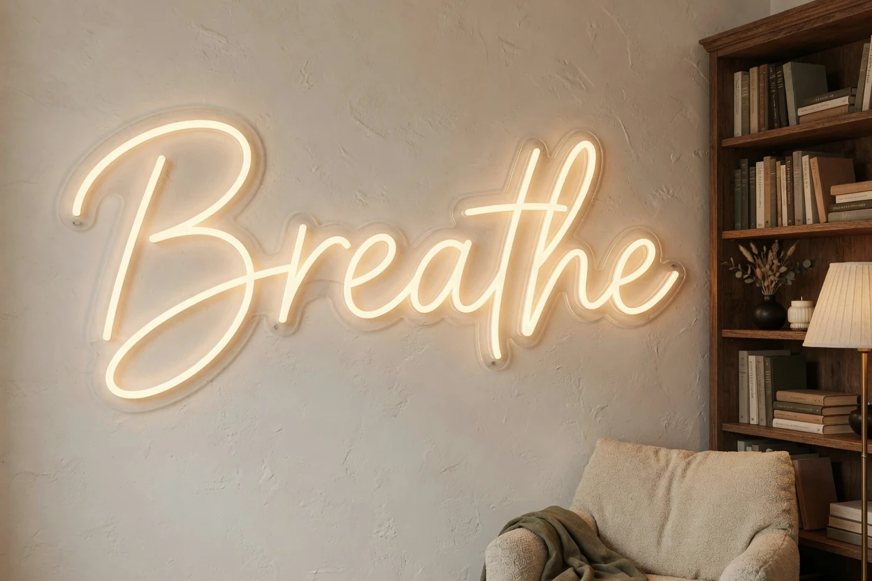 Neonschild Schlafzimmer Bild