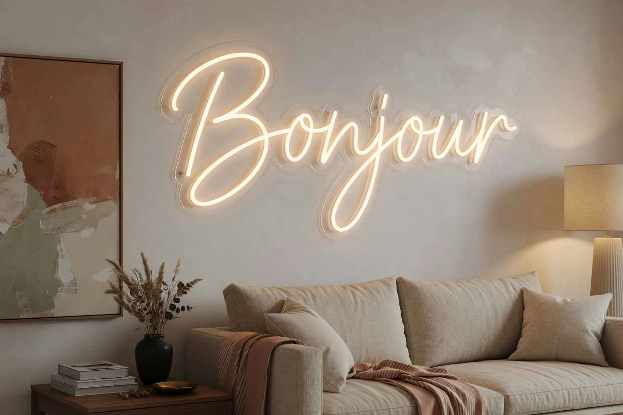 Police d’écriture néon : comment choisir la typographie parfaite pour votre néon personnalisé