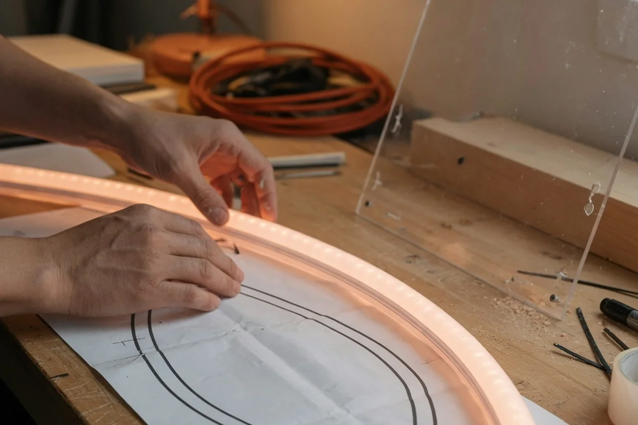 Come fabbricare un neon LED: materiali e passaggi