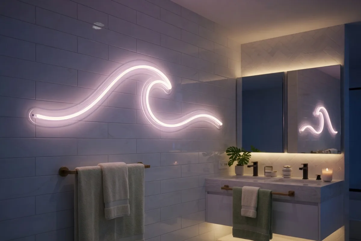Neon LED in bagno: tutto quello che devi sapere