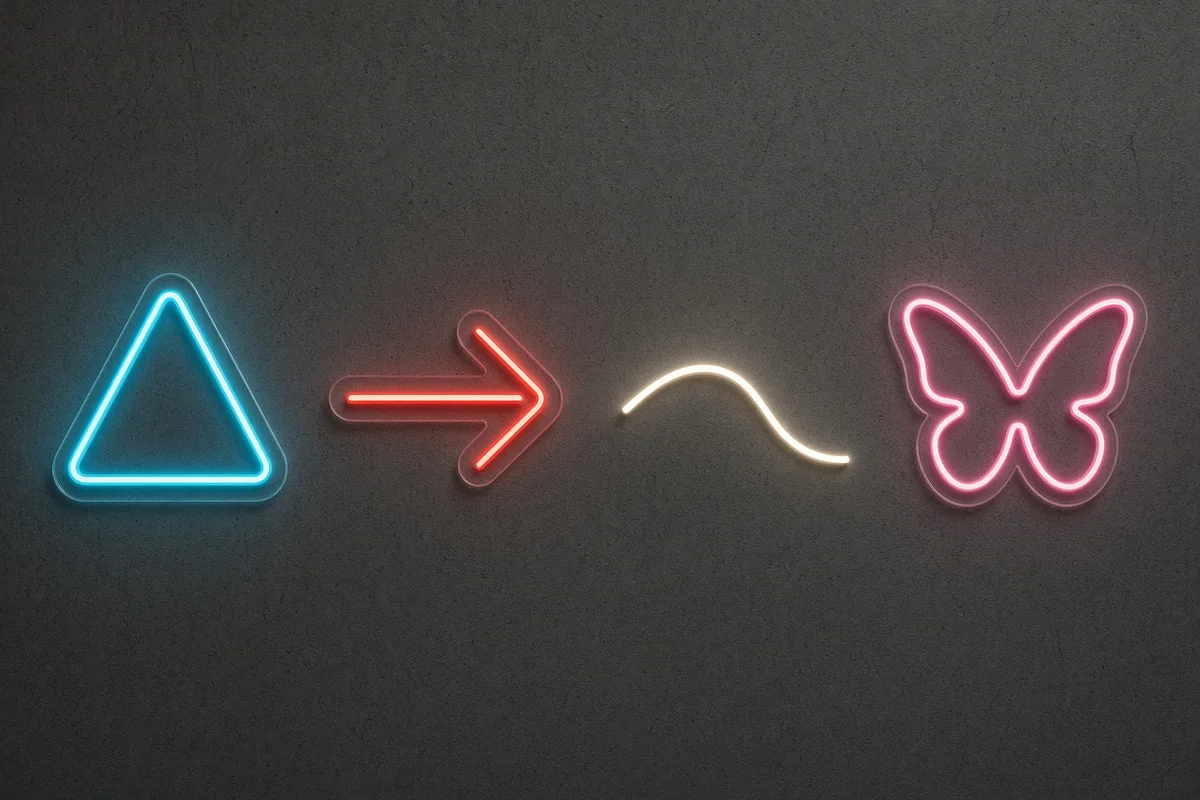 Neon Deko Stile: Cyberpunk, Retro, Y2K und Minimalismus