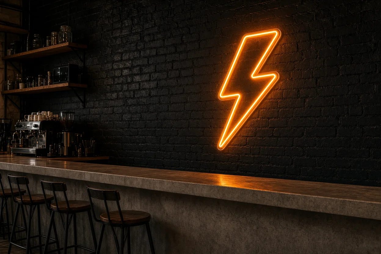 Industrielles Neon: Guide für Loft- und Atelier-Deko