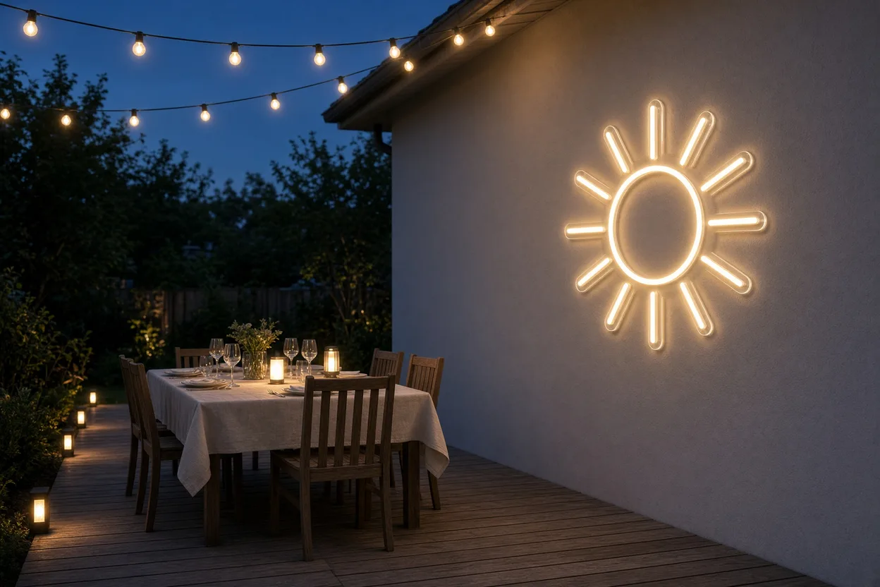 Idée éclairage terrasse : le guide pour une terrasse chaleureuse le soir