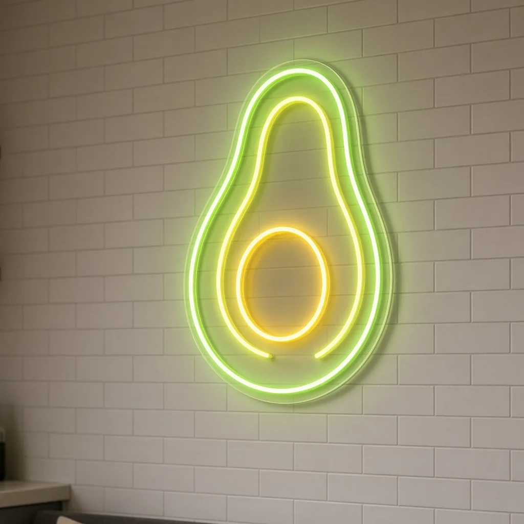 Avocado Half - Νέον LED