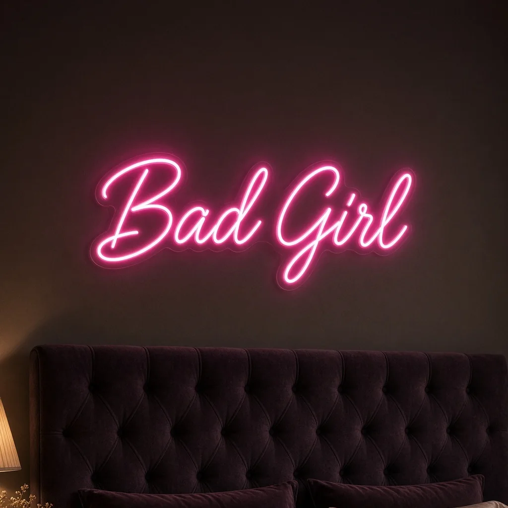Bad Girl - Neon LED
