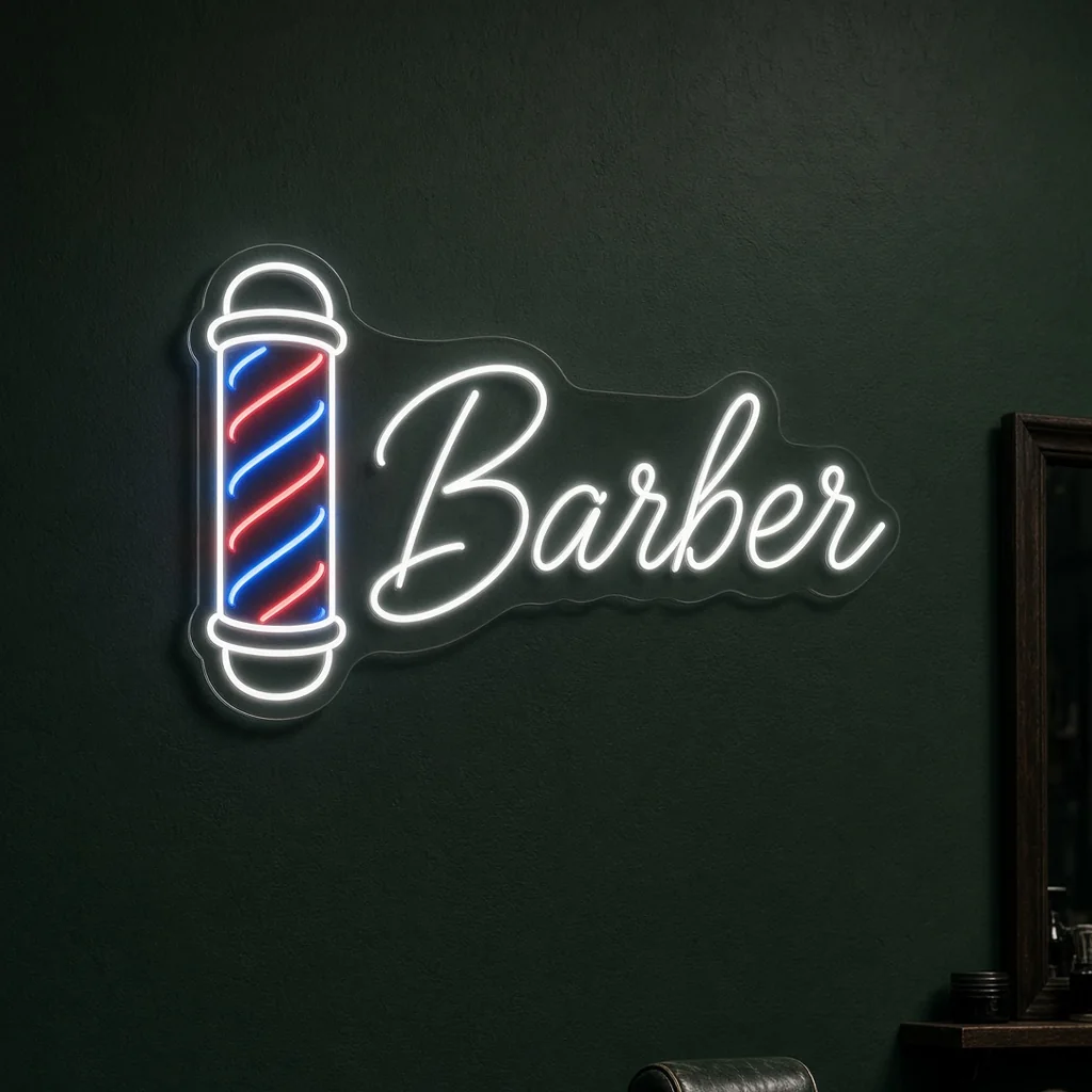 Barber Pole - Νέον LED