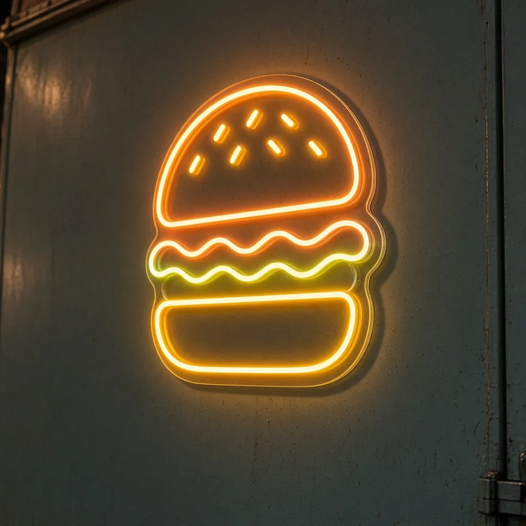 Burger - Neon LED