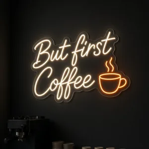 But First Coffee - Néon LED