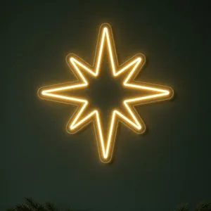 Christmas Star - Néon LED