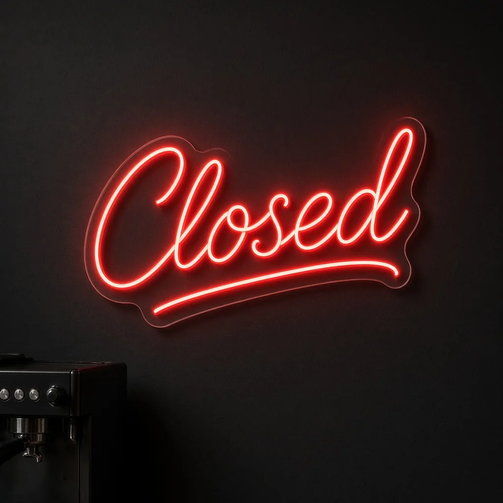 Closed - Néon LED