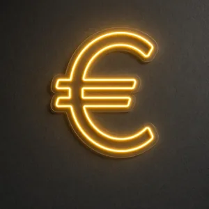 Euro Sign - Néon LED