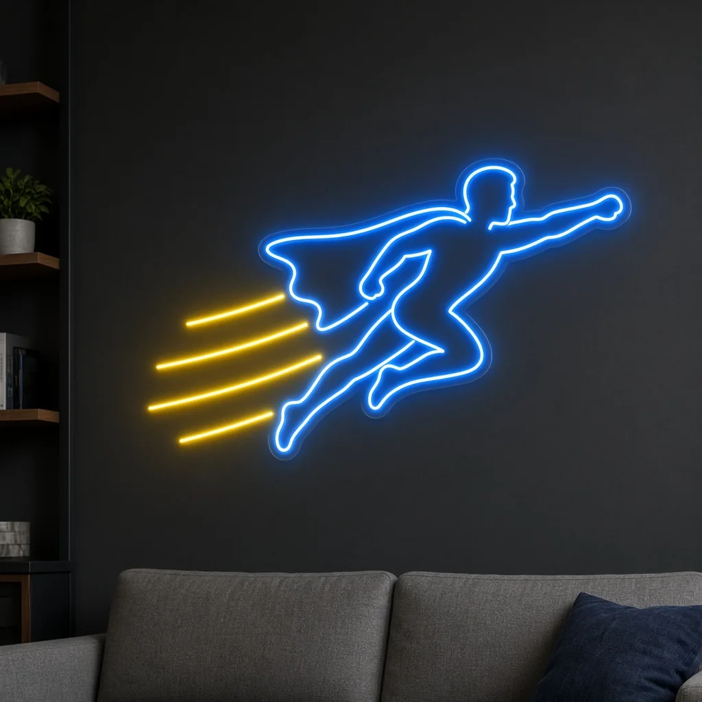 Flying Hero - Neon LED
