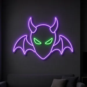 Horned Demon - Neon LED