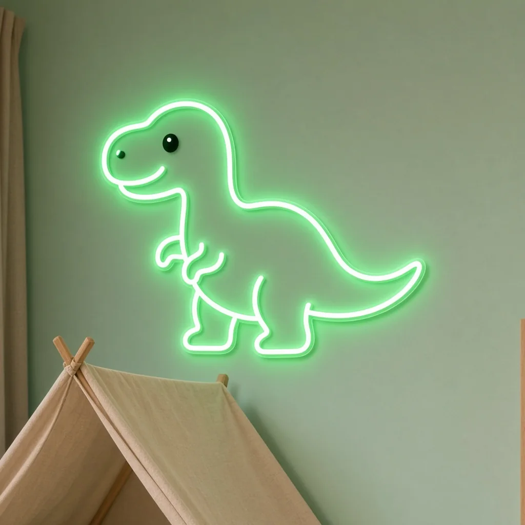 Little Dino - LED-neonbord