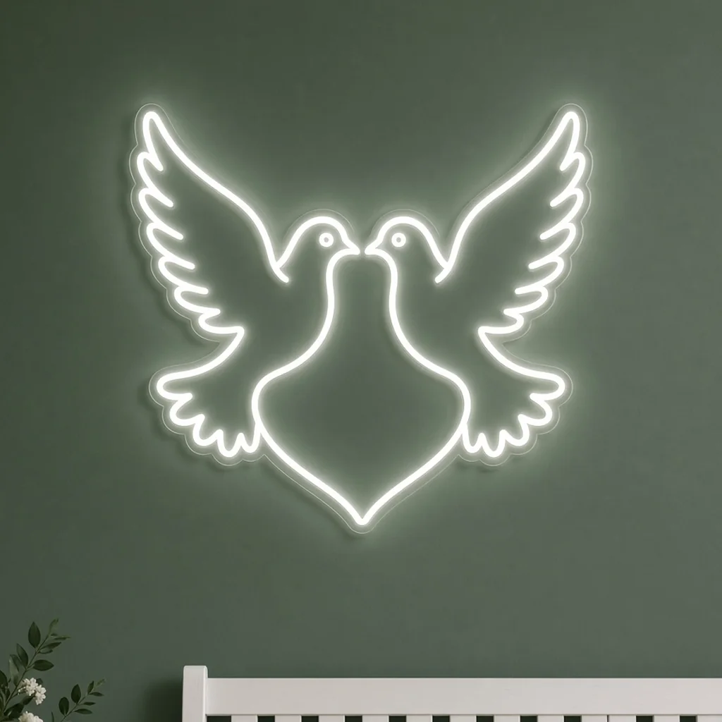 Love Doves - LED Neon