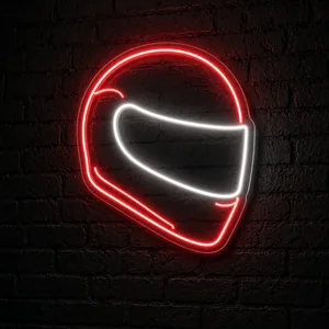 Motorcycle Helmet - Néon LED