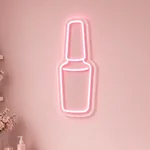 Néon LED Nail Polish allumé, mis en situation dans un intérieur