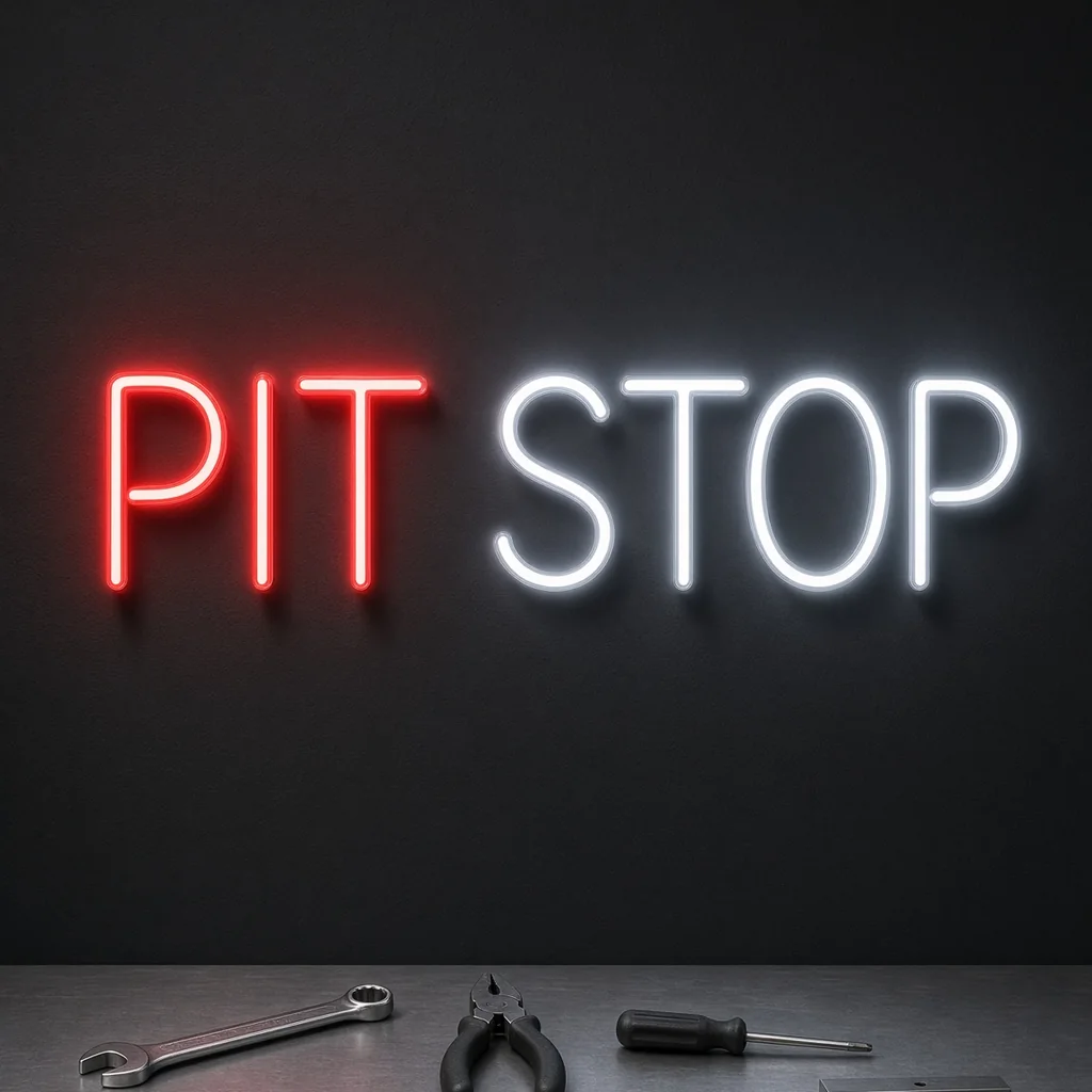 Pit Stop - Néon LED