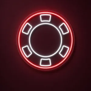 Poker Chip - Néon LED