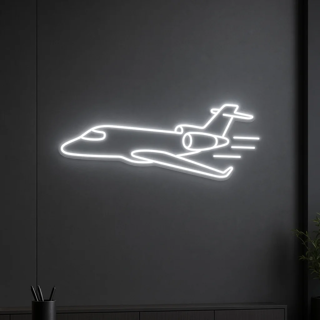 Private Jet - Neon LED