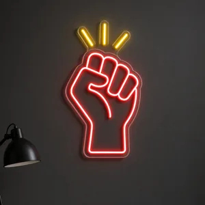 Raised Fist - Néon LED