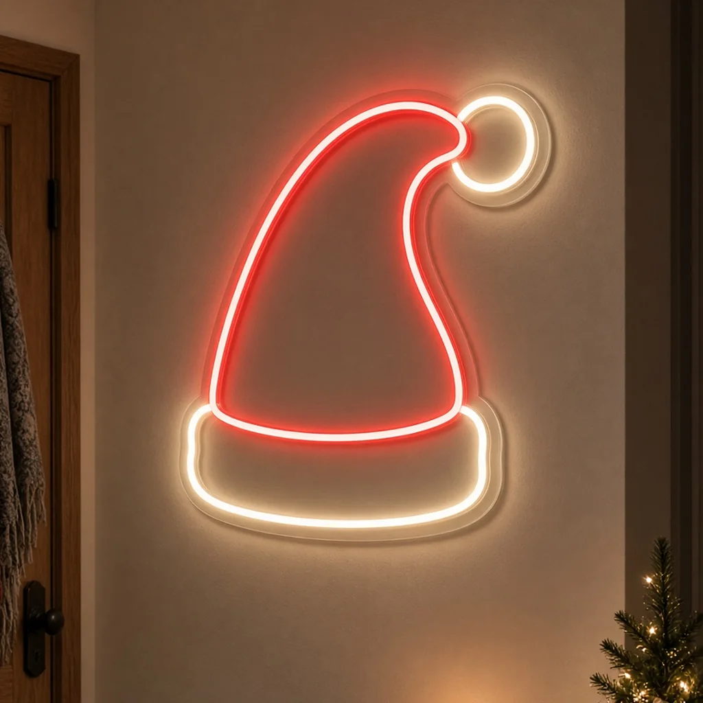 Santa Hat - LED-neonbord