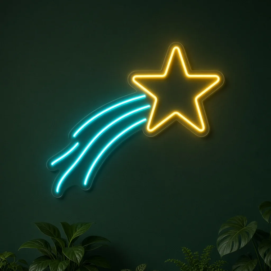 Shooting Star - LED Neon