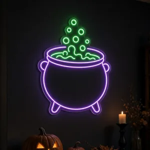 Witch Cauldron - Néon LED